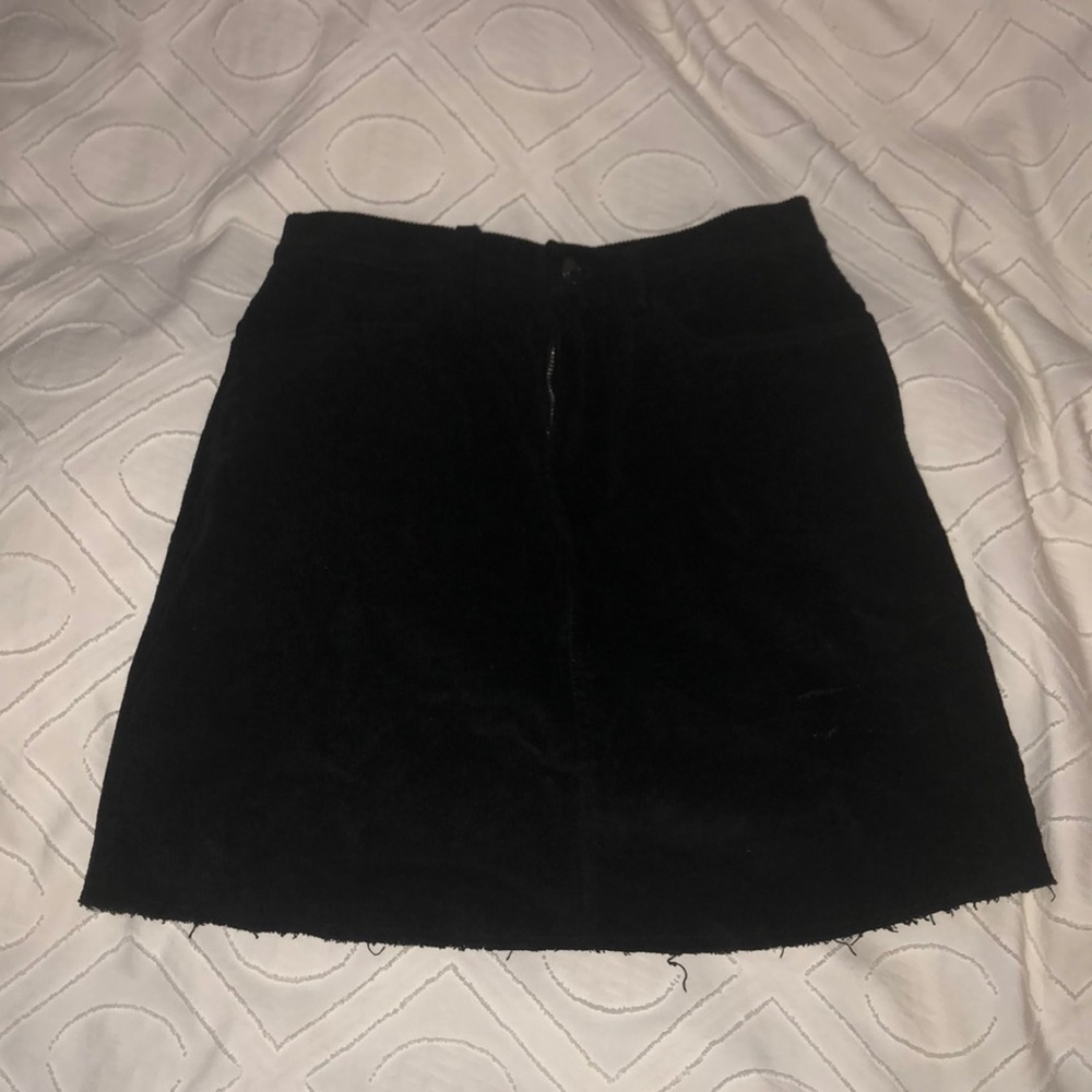 Black Brandy Melville Corduroy Skirt
